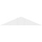 Ekena Millwork Portland Architectural Grade PVC Gable Bracket, 36"W x 7 1/2"H x 6"D x 6"F, 5/12 Pitch GBP036X08X0606POR00 - alternate 4